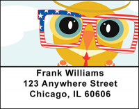 Hip Owls Address Labels | LBBAP-52
