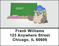 Texting Owls Address Labels | LBBAP-53