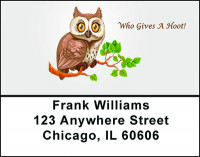Wise Owl Address Labels | LBBAP-56