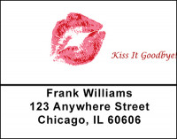 Kiss It Goodbye Address Labels | LBBAP-60