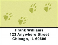 Ferret Paw Prints Address Labels | LBBAP-64