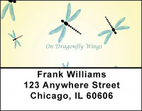 On Dragonfly Wings Address Labels | LBBAP-68
