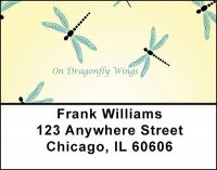 On Dragonfly Wings Address Labels | LBBAP-68