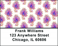 Ornamental Paisley Address Labels | LBBAP-83