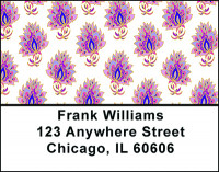 Ornamental Paisley Address Labels | LBBAP-83