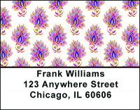 Ornamental Paisley Address Labels | LBBAP-83