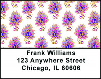 Ornamental Paisley Address Labels | LBBAP-83