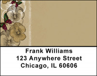 Vintage Autumn Floral Address Labels | LBBAP-84