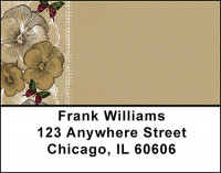 Vintage Autumn Floral Address Labels | LBBAP-84