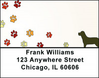 Dog Tracks Address Labels | LBBAP-88