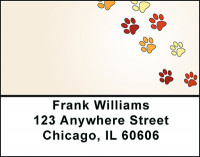 Dog Tracks Address Labels | LBBAP-88