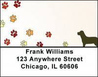 Dog Tracks Address Labels | LBBAP-88