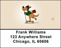 Texting Dogs Address Labels | LBBAP-92