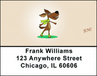 Texting Dogs Address Labels | LBBAP-92