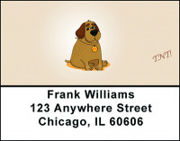 Texting Dogs Address Labels | LBBAP-92