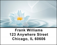 Tranquil Lotus Blossoms Address Labels | LBBAP-96