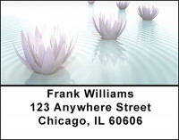 Tranquil Lotus Blossoms Address Labels | LBBAP-96