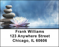 Tranquil Lotus Blossoms Address Labels | LBBAP-96