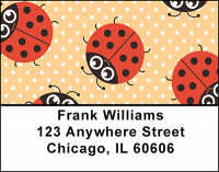 Whimsical Ladybugs Address Labels | LBBAP-99