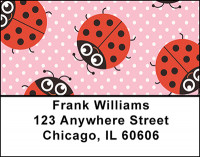 Whimsical Ladybugs Address Labels | LBBAP-99