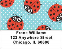 Whimsical Ladybugs Address Labels | LBBAP-99