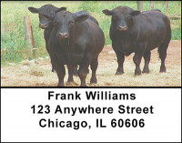 Black Angus Pride Address Labels | LBBAQ-08
