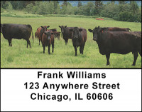Black Angus Pride Address Labels | LBBAQ-08