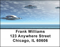 UFOs and Aliens Address Labels | LBBAQ-13