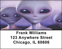 UFOs and Aliens Address Labels | LBBAQ-13
