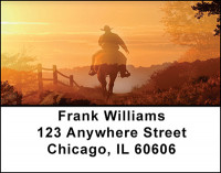 A Cowboys Life Address Labels | LBBAQ-14