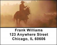 A Cowboys Life Address Labels | LBBAQ-14