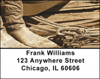 Cowboy Boots Address Labels | LBBAQ-15