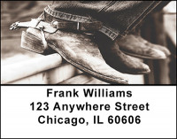 Cowboy Boots Address Labels | LBBAQ-15