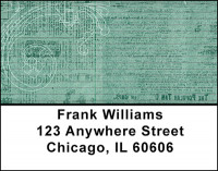 Antique Blue Address Labels | LBBAQ-17