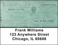 Antique Blue Address Labels | LBBAQ-17