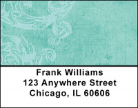 Vintage Blue Address Labels | LBBAQ-18