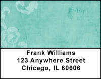 Vintage Blue Address Labels | LBBAQ-18