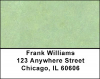 Green Parchment Address Labels | LBBAQ-32