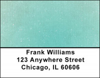 Blue-Green Parchment Address Labels | LBBAQ-36