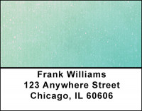 Blue-Green Parchment Address Labels | LBBAQ-36