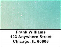 Blue-Green Parchment Address Labels | LBBAQ-36
