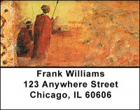 African Collage Address Labels | LBBAQ-39