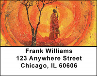 African Collage Address Labels | LBBAQ-39