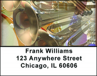 Jazz Rock Abstract Address Labels | LBBAQ-40