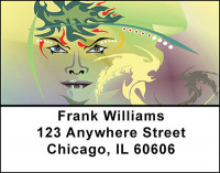 African American Expression Address Labels | LBBAQ-48