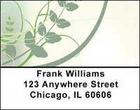 Aqua Vines Address Labels | LBBAQ-52
