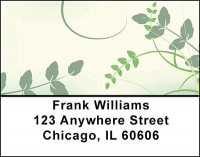 Aqua Vines Address Labels | LBBAQ-52