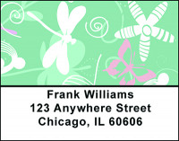 Ornamental Butterflies Address Labels | LBBAQ-56