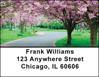 Flowering Trees Address Labels | LBBAQ-63
