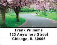 Flowering Trees Address Labels | LBBAQ-63